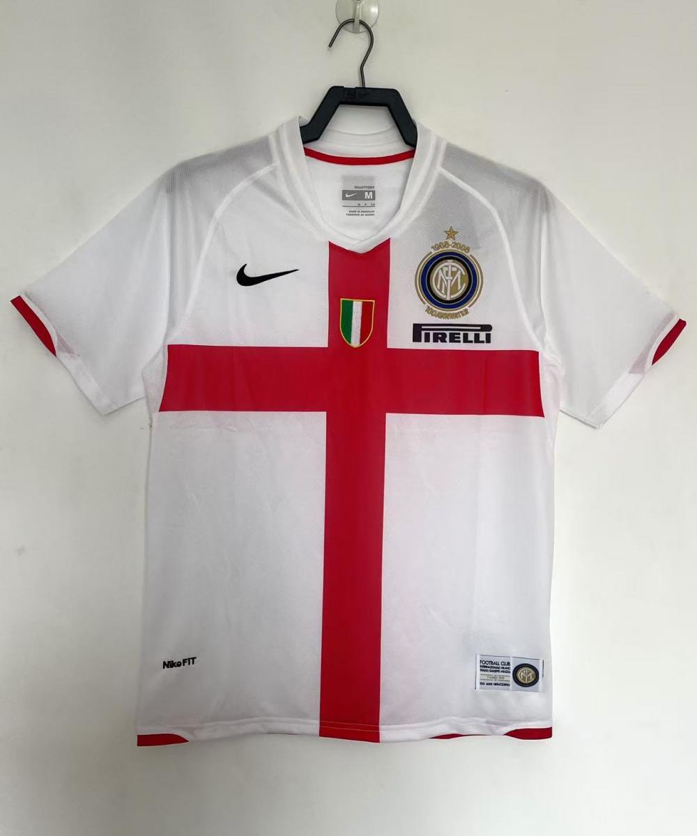AAA Quality Inter milan 07/08 Away White Soccer Jersey